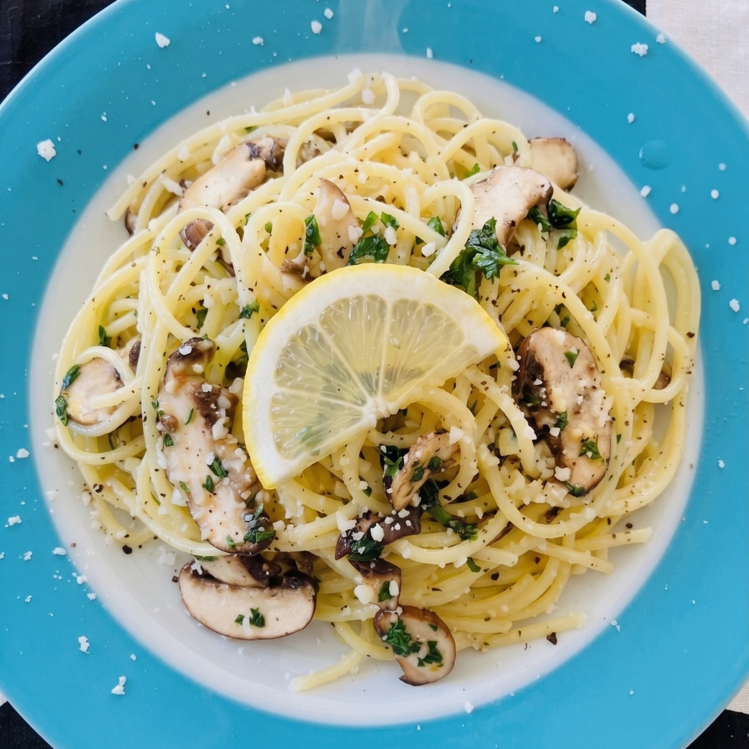 レモンとパセリの爽やかパスタ