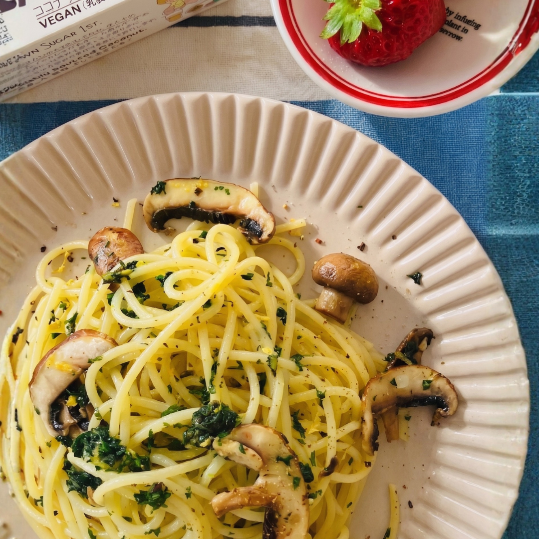 レモンとパセリの爽やかパスタ